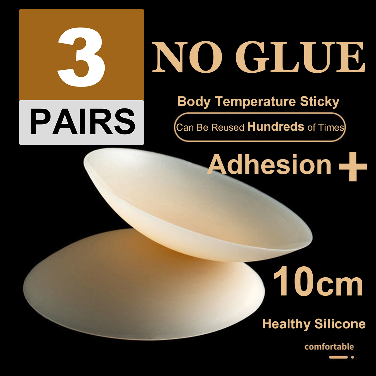 3Pairs No Glue Nipple Cover 10 - огляд і ціна Nipple Cover Pasties