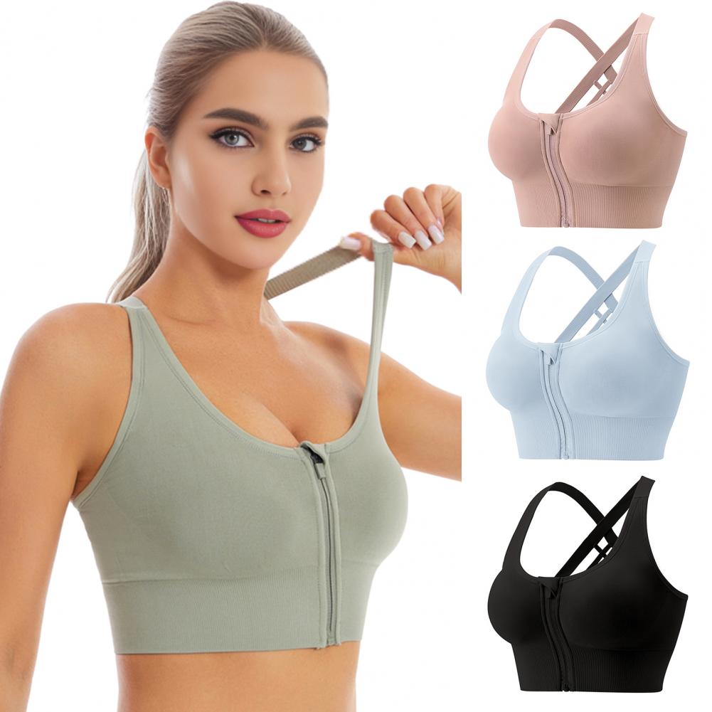 Zip Front Wireless Sports Bra  - огляд і ціна Sports Bra High Impact