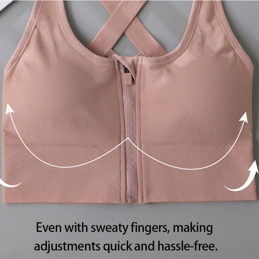 Zip Front Wireless Sports Bra  - огляд і ціна Sports Bra High Impact