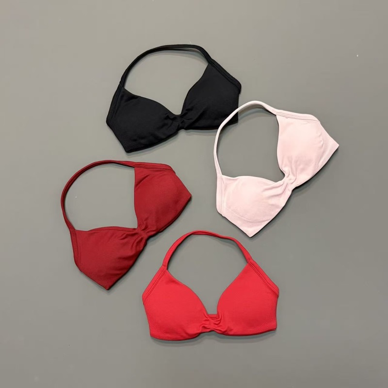 Women Halter Sports Bra V-Neck - огляд і ціна Sports Bra High Impact