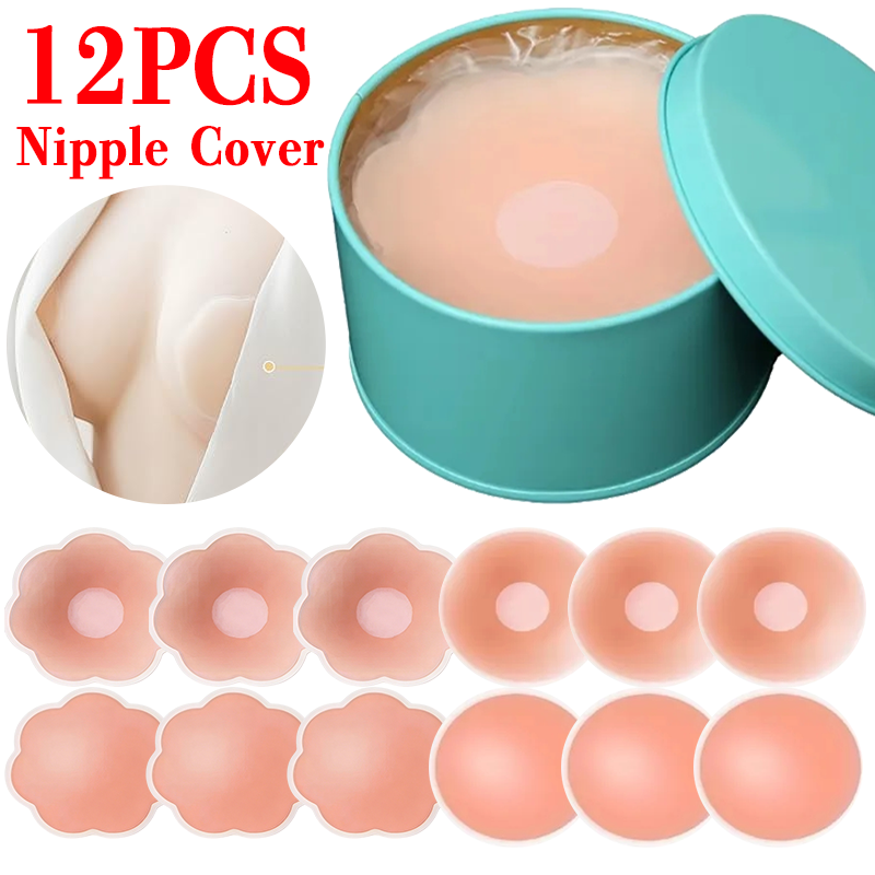 6/12PCS Invisible Self Adhesiv - огляд і ціна Nipple Cover Pasties